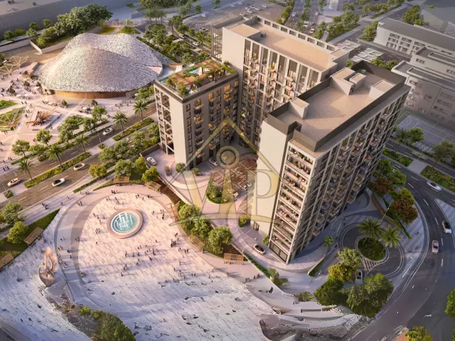 1BR_ MANARAT LIVING B1_ Direct Pool View | Massive Balcony | Premium Unit with Finest Living
